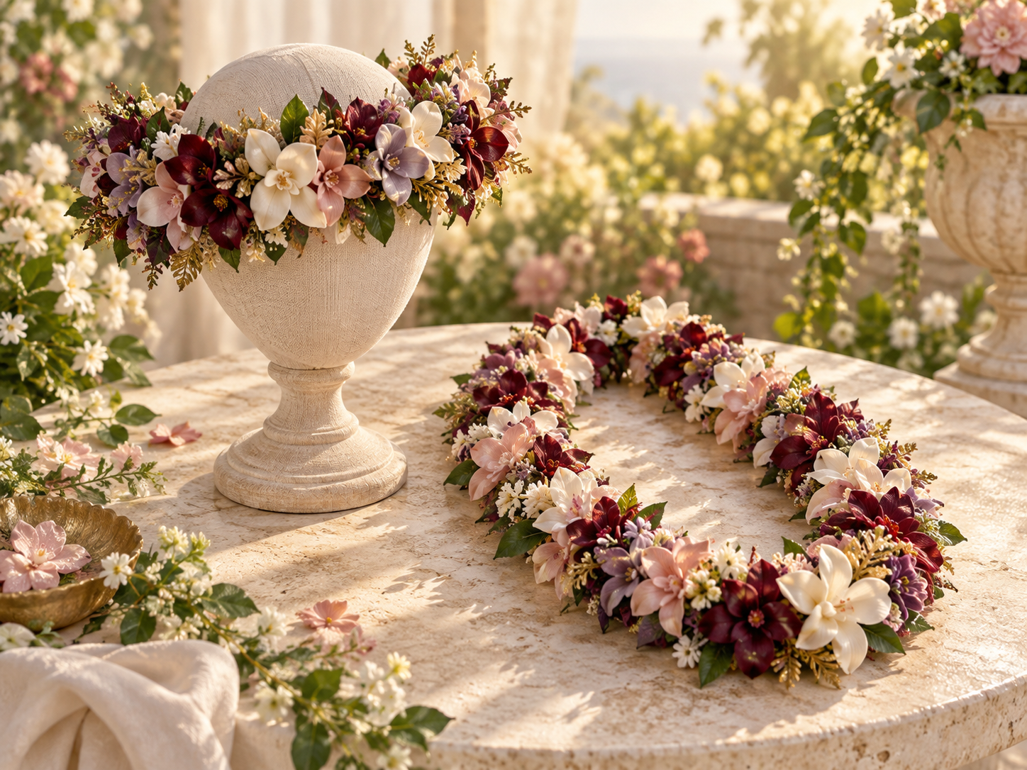 Hawaiian Lei — Head & Neck handcrafted by Niau Mora